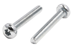 Śruby maszynowe M3 łeb z łbem walcowym soczewkowym Stalowe długość 20.0mm skok 0.50mm