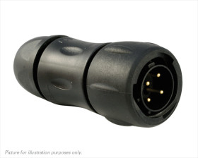 Złącze wielostykowe przemysłowe 4-pinowe Montaż na kablu Gniazdo Souriau Sunbank by Eaton