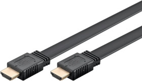 Przewód HDMI™ o dużej szybkości Slim transmisji z Ethernetem 1.5m czarny