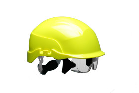 Kask ochronny, Żółty, ABS, Krótki, Spectrum Core