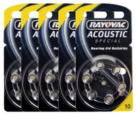 30 x bateria cynkowo-powietrzna Rayovac 10