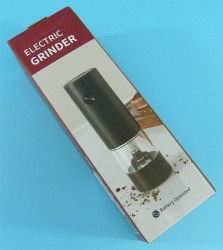 MŁYNEK DO PIEPRZU, SOLI 4xAAA CZARNY