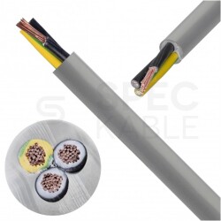 Kabel sterowniczy BiT 500 H 3x0,75mm2 szary 300/500V numerowany bezhalogenowy B2ca linka Bitner