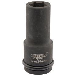 Draper Expert 05052 Expert 20mm 3/4&quot; Sq. Dr. Hi-Torq&#xAE; 6 Point Deep Impact Socket