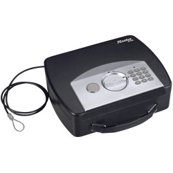 Master Lock P40020 Document safe Black W x H x D 74 x 254 x 201 mm