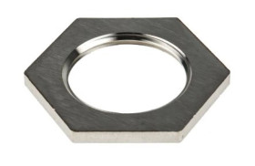 Nakrętka do dławnic kablowych, M25, materiał: Stal nierdzewna, RS PRO 471-1401 /10 szt,/