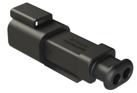 Złącze kabla 2-pinowe Amphenol Industrial -rzędowe Męski 13A AT Połączenie zagniatane Gniazdo