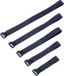 Cable tie, releasable, PP, (L x W) 600 x 20 mm, black, 3020-206C
