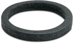 Flat seal, PG11, (W x H) 22.5 x 2 mm, NBR, black, for IP68, 3241168