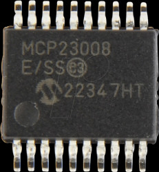 MCP23008-E/SS I²C bus I/O extension, 8bit, TSSOP-18