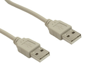 Przedłużacz USB A wtyk-gniazd 3m czarny Cablexpert