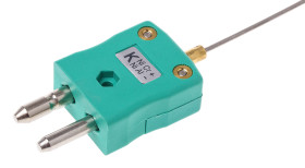 Termopara z izolacją mineralną K średnica 1.5mm długość 250mm Standard Plug RS PRO