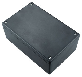 Hammond 1594ESBK Black Heavy Duty GPABS Enclosure 167 x 107 x 65mm
