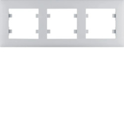 Lumina intense Ramka 3-krotna pozioma srebrna WL5732