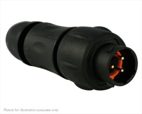 Złącze wielostykowe przemysłowe 3-pinowe Układ szeregowy Wtyczka Souriau Sunbank by Eaton