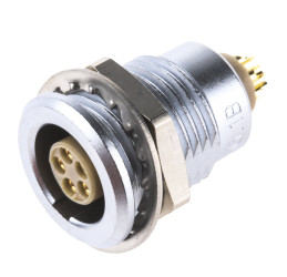 Złącze wielostykowe przemysłowe 5-pinowe, panelowe Gniazdo LEMO