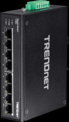 TI-G80 Switch, 8-Port, Gigabit Ethernet, DIN Rail