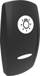 Klosz do przycisku, do użytku z: Przełączniki kołyskowe uszczelniane serii V, kolor: Biały, symbol: Światła główne