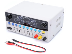 Zasilacz Laboratoryjny WEP 3005D-V PRO 30V 5A 8xUSB 3xPamięć