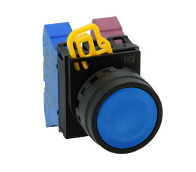 Przycisk, IP67, IP69K, kolor: Czarny, Idec, YW1B