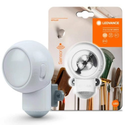 Lampka LED na Baterie SPYLUX Biała 0,3W 17lm 3000K Ciepła IP43 LEDVANCE Czujnik ruchu