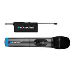 Mikrofon Bezprzewodowy BLAUPUNKT WM40U UHF, Odbiornik Jack 6,3 karaoke