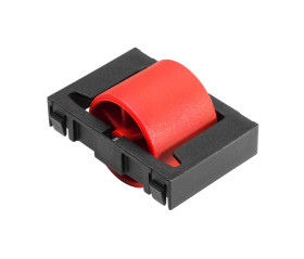 Rolka transportowa śr: 24mm dł: 33.3mm Stal powlekana cynkiem RS PRO