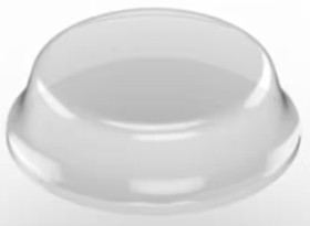 Enclosure feet, straight, PUR, (W x H) 12.7 x 3.5 mm, transparent, SJ5312