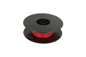 Przewód; montażowy; LiYv; 1 żyła; linka; Cu; 0,14mm2; czerwony; PVC; -30...+80°C; 900V; szpula 100m; Helukabel; RoHS; 1,1mm; 1x0