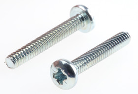 Śruby maszynowe łeb z łbem walcowym soczewkowym Stalowe