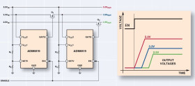 FET Drive Simple Sequencer w/ Fixed 200ms Delay