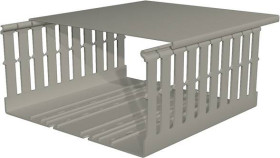 Kanał na wiązki Weidmüller CD-BO 100X80 8/12 GY 2588790000, szary, (D x S x W) 2 m x 80 mm x 100 mm