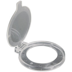 Schlegel KD22RR Protective Flap USB Socket Cover, Transparent, IP40