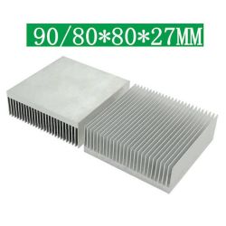 RADIATOR ŻEBROWANY 80X80X27mm