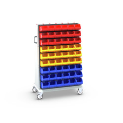 Wozek narzedziowy Stal, 1000 x 650 x 1600mm Przemysłowe Bott