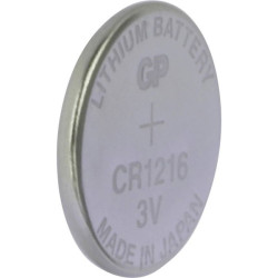 GP GPCR1216STD144C1 Button Cell CR1216 3V Lithium High Energy Density