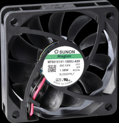 MF60151V1-1000U-A99 Fan, 12 VDC, 60x60x15mm, ME series