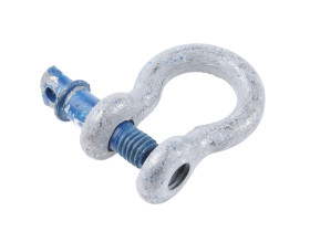 Szekla , materiał: stal ocynkowana 0.75t średnica styku 9.65mm średnica szekli 7.85mm Pin śruby Klamra łuku rozstaw