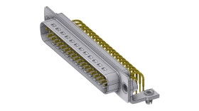 Złącze D-Sub 37-pinowe Wtyk Proste Montaż na płytce drukowanej raster 2.54mm