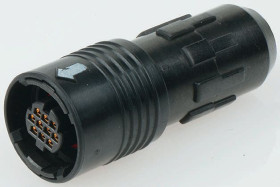 Złącze wielostykowe przemysłowe 12-pinowe Miniaturowe Montaż na kablu Wtyczka Hirose