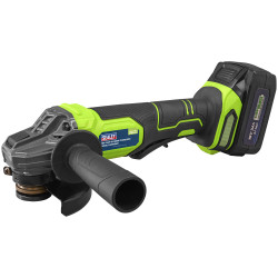 Sealey CP401LIHV 115mm Cordless Angle Grinder 18V 3Ah - Green
