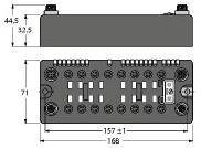Stacja wieloprotokołowa Turck BLCEN-16M8LT-8DI-P-8DI-P 6811483 1 szt.
