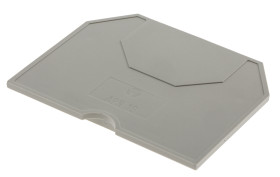 Ścianka koncowa Pokrywa końcowa RS PRO Bloki zaciskowe do montażu na szynie DIN