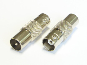 Przejście wtyk antenowy IEC - gniazdo BNC