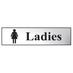 Scan 6002C Ladies - Polished Chrome Effect 200 x 50mm