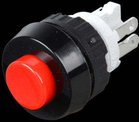 1.10.001.011/0301 Button, NO, 250 V, 0.7 A, Ø 15.2 mm, red