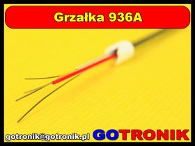 Grzałka metalowa do kolb 936A, 936D, 852D, 868D, 898D