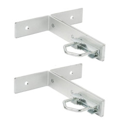 Uchwyt masztu 200mm, z cybantami M8, stal, ocynk Extralink KK200