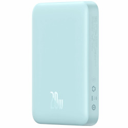 POWERBANK BASEUS Magnetic 20/15W 10000mAh, MagSafe, Niebieski PPCX110105