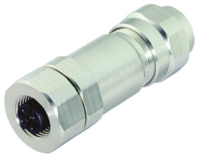 Złącze okrągłe 4-pinowe M12 Kabel Wtyk binder Żeńskie IP67 713